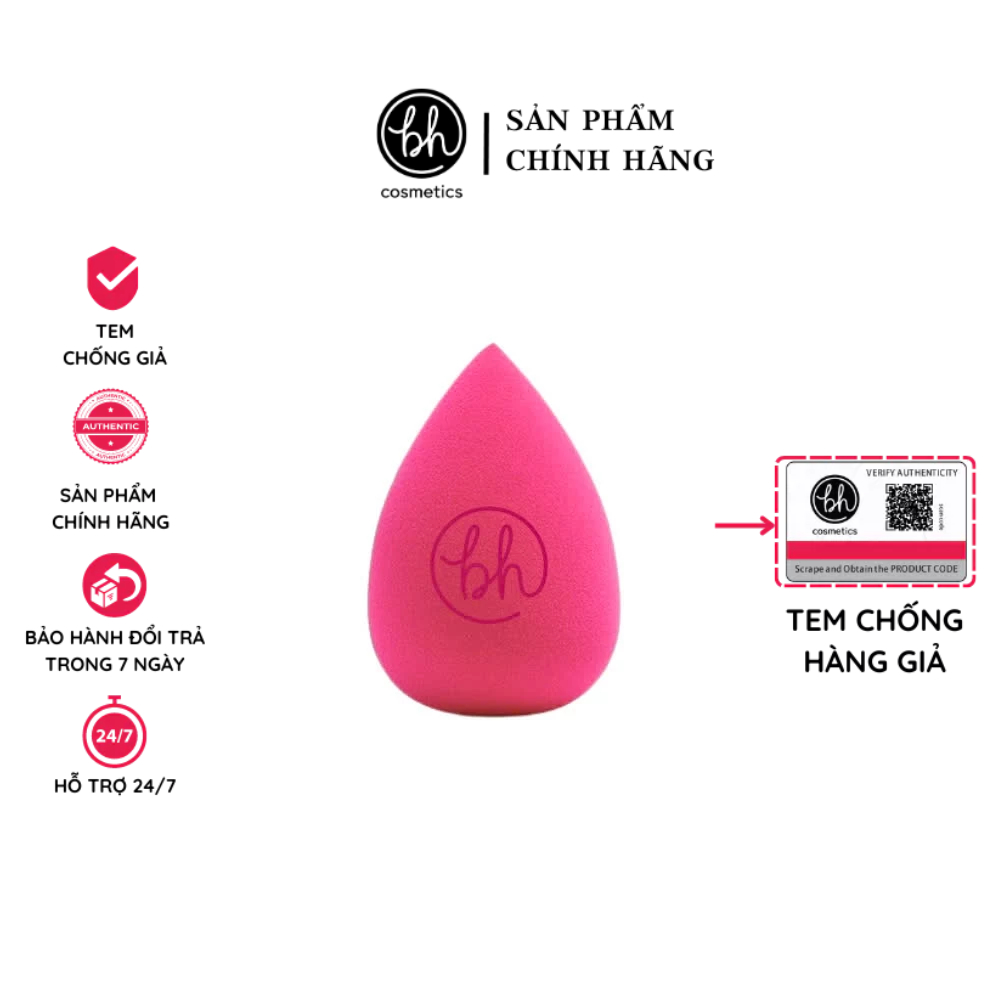 Mút Trang Điểm BH Cosmetics Miracle Complexion Sponge Size S BHM006